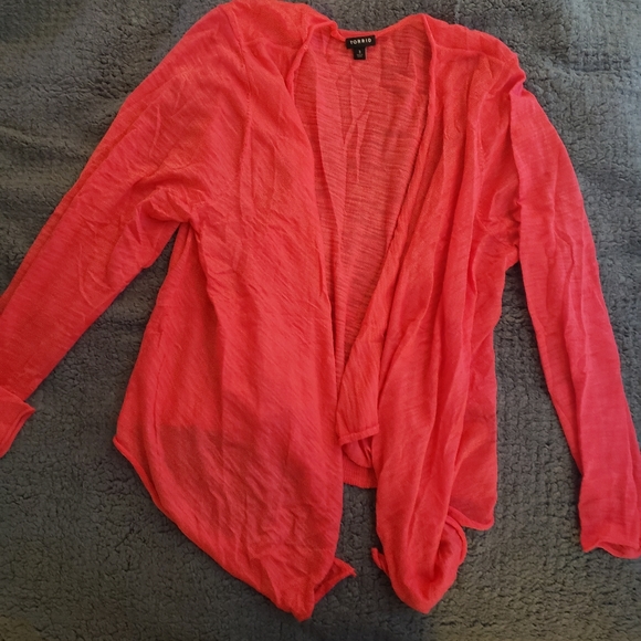 Pink cardigan